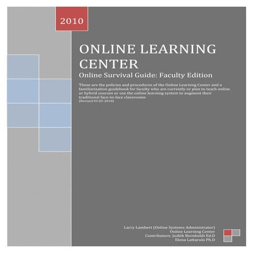 ONLINE LEARNING CENTER
