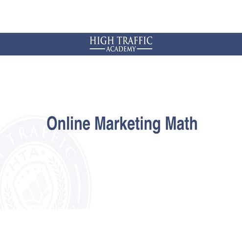 Online marketing-terms