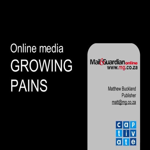 Online media: growing pains