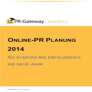 Online PR-Planung