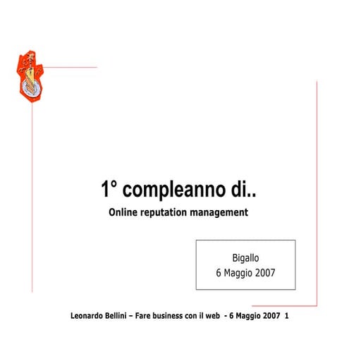 Online reputation management