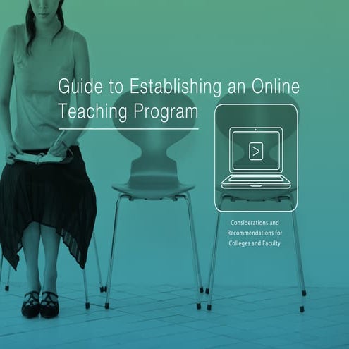 Guide to Establishing an Online Teaching Program