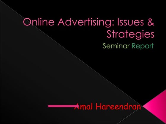Online Advertising PPTX Search Internet Online Advertising PPTX Search Internet