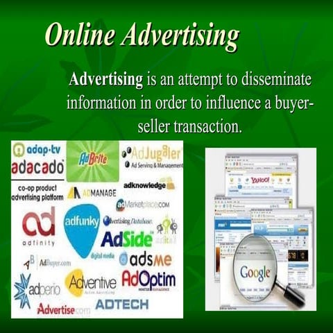 Online advertising