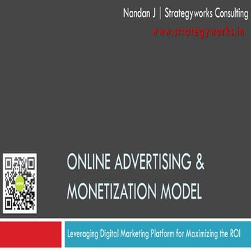 Online Advertising - Monetization Models Explained - Jayant Nandan