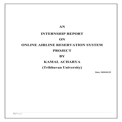 Online airline reservation system project report.pdf