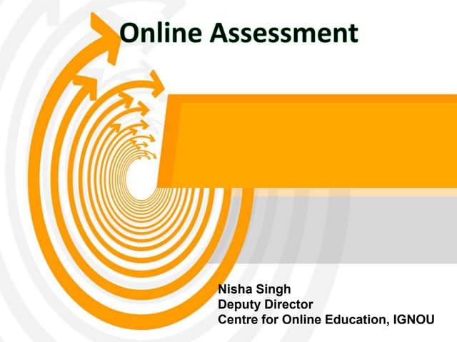 Online assessment
