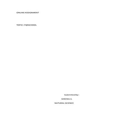 Online assignmen1