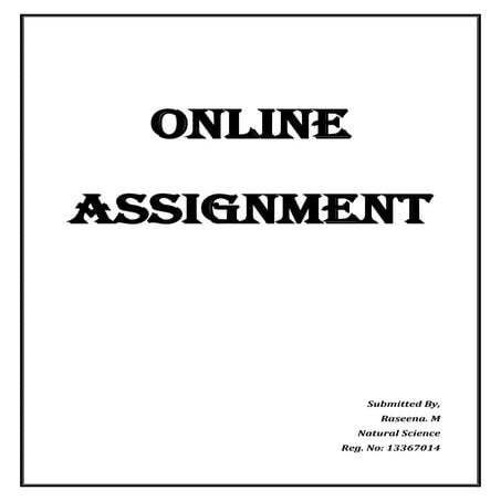 Online assignment