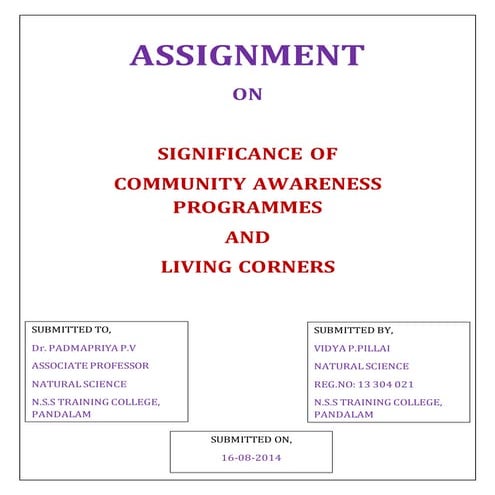 Online assignment | DOCX