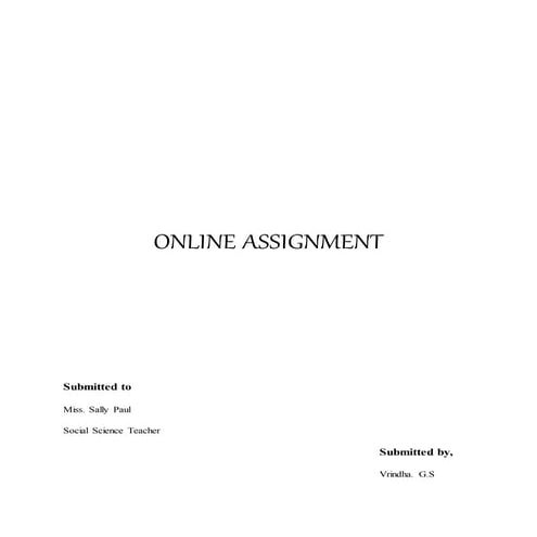 Online assignment