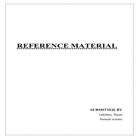 Online assignment -Reference Material | DOCX