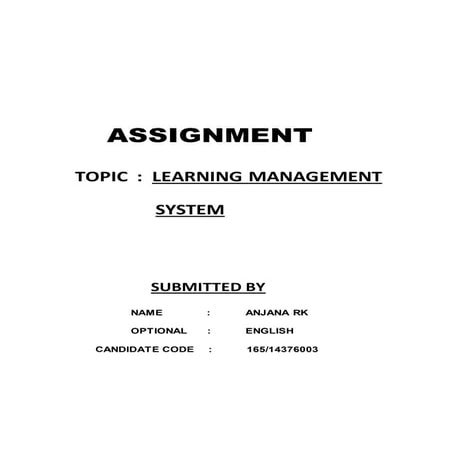 Online assignment  anjana rk