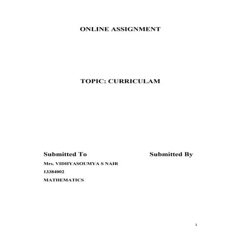 Online assignment soumya1