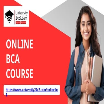 Online BCA Degree Program | Bachelor of Computer Application