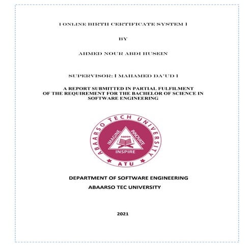 Online birth certificate