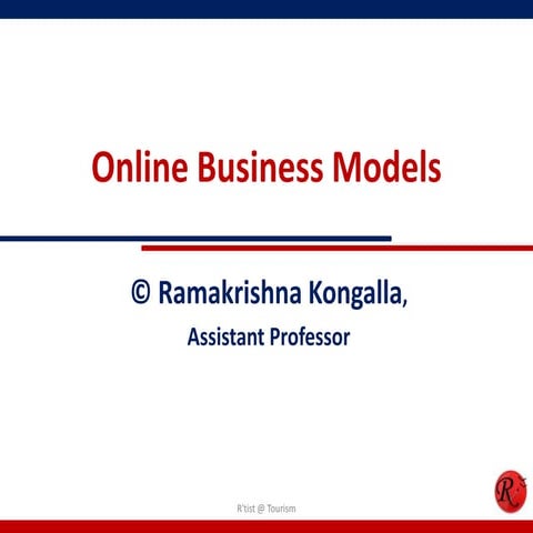 Online business models