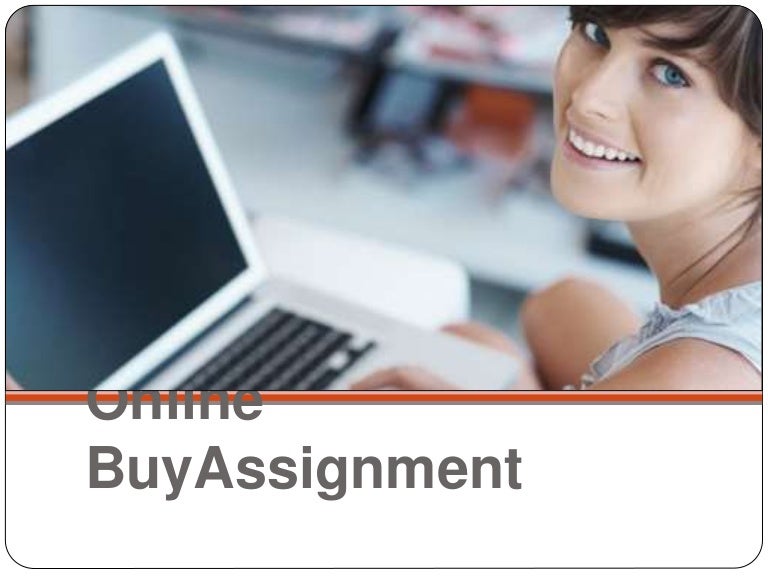 Buy an assignment online