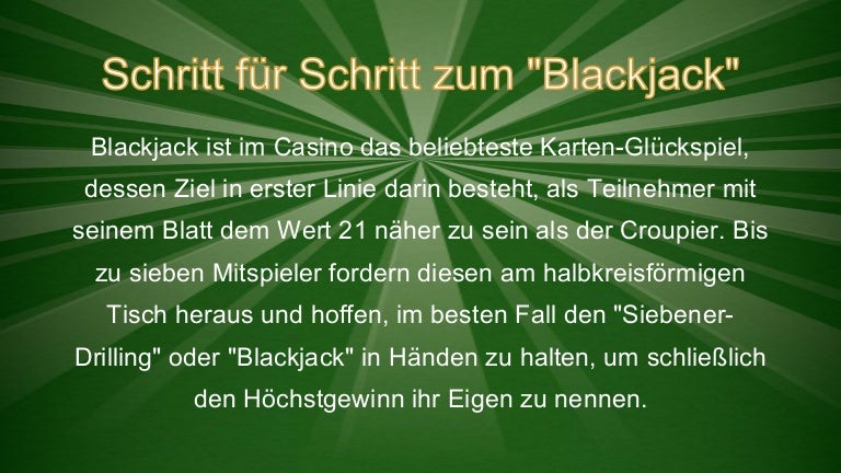Blackjack Anleitung Blackjack Anleitung