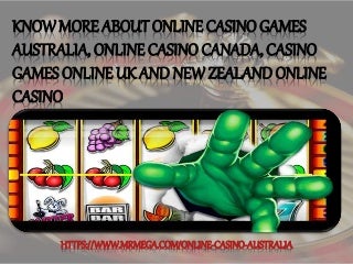 Online casino games australia