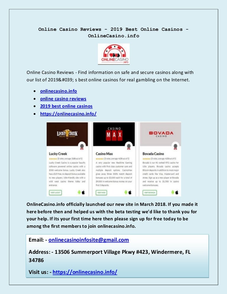Online Casino Info Online Casino Info