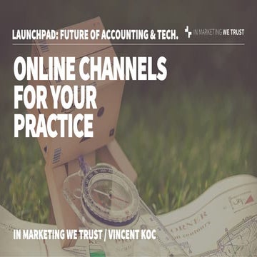 Online channels for your accounting practice
