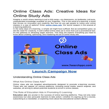 Education Campaigns | Education Advertisement | CPC Advertising | PDF