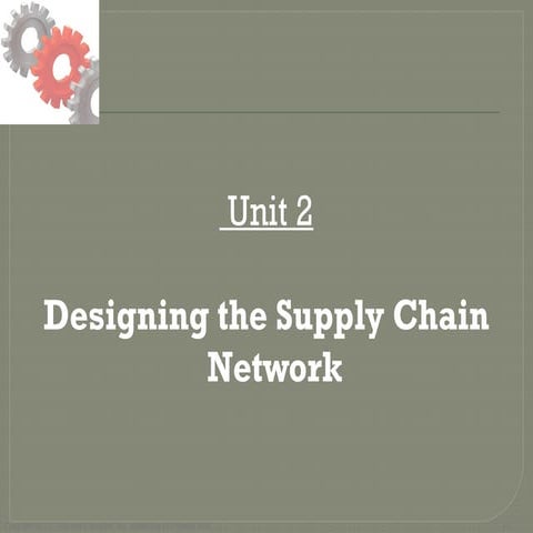 For you Online Classes - SCM Unit 2.pptx