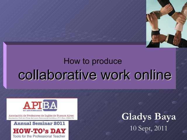 Online Collaborative Work