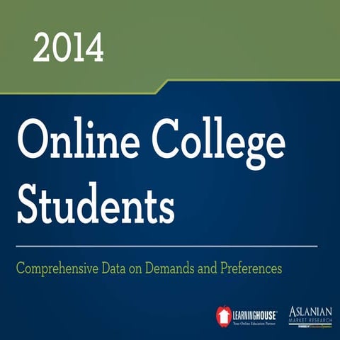 Converge 2014: Online College Students: Implications for Marketing and Recrui...
