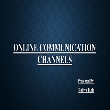 Online communication channels.pptx