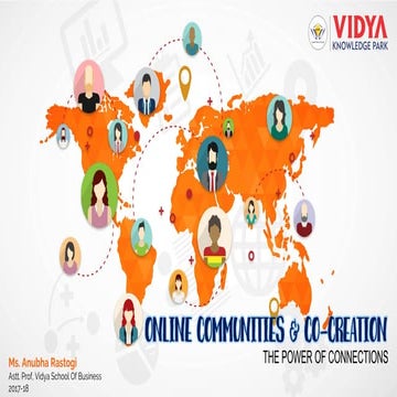 Online Communities and Co-Creation