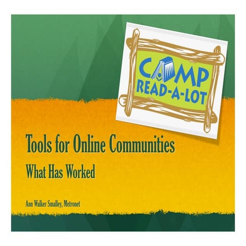 Tools for OnlineCommunities.pptx