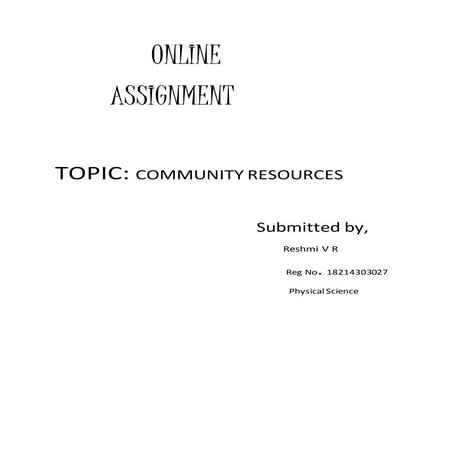 Online community