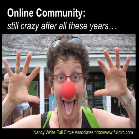 Online Community: Still Crazy After All These Years