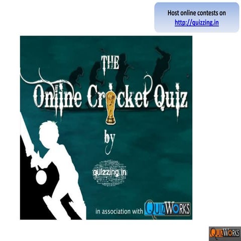 Online Cricket Quiz - World Cup Special