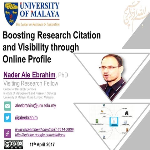 Boosting Research Citation and Visibility through Online Profile  