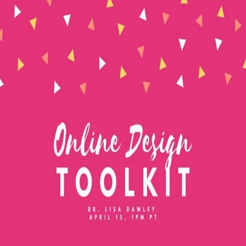 Online Design Toolkit
