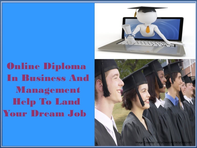 Online Diploma In Business And Management Help To Land - 
