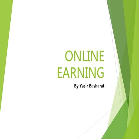 Online earning | PPTX