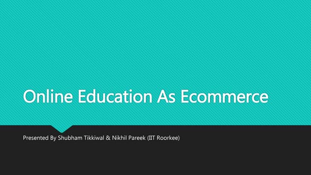 Online education