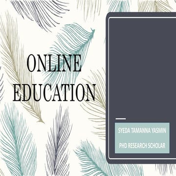 Online education