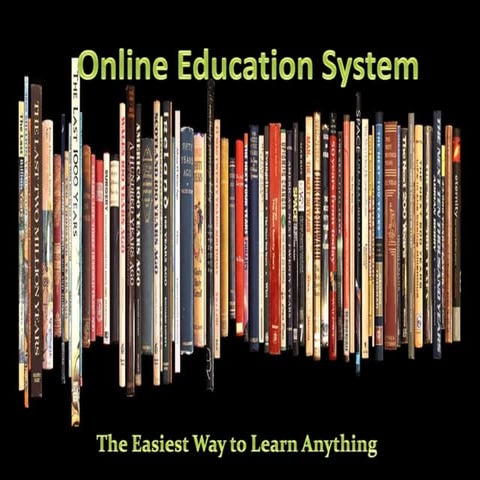 Online education system project presentation