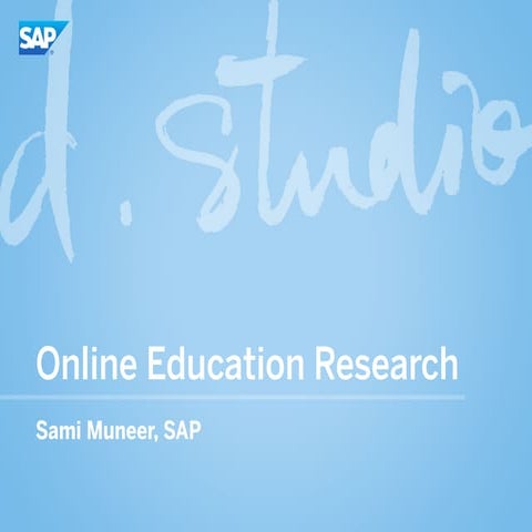 Trends in Online Education 