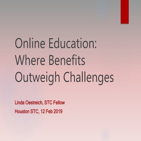 Challenges of Online Education