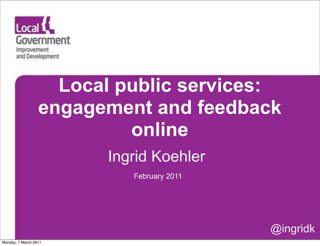 Online engagement examples