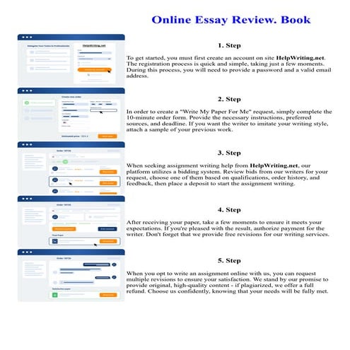 Online Essay Review. Book. Online assignment writing service.