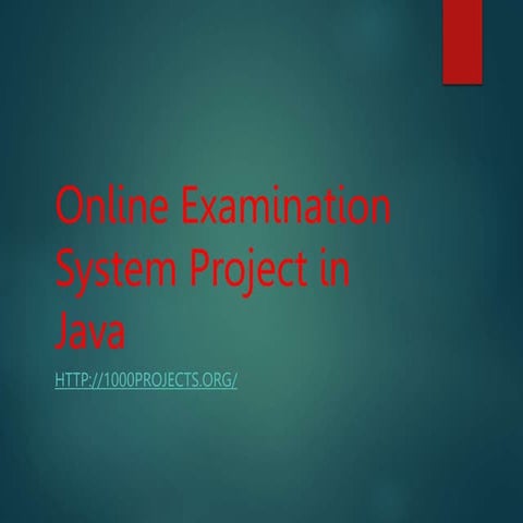 Software requirement specification for online examination system | PDF