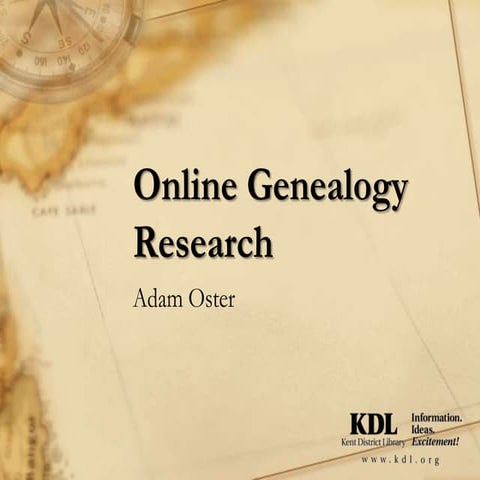 Online genealogy