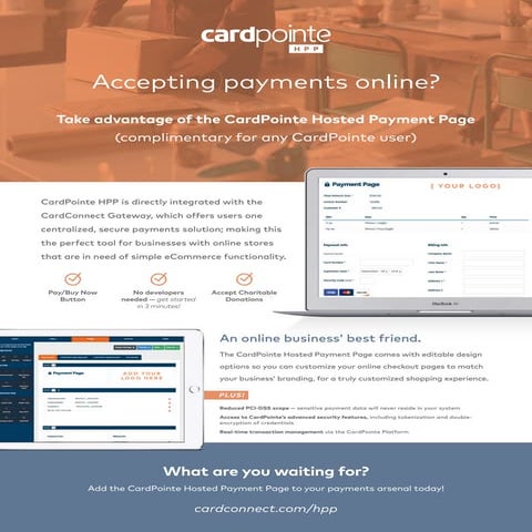 Online Hosted Payments Page